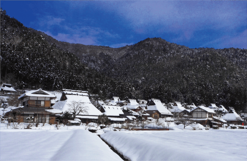 イメージ画像:雪の積もる住宅地